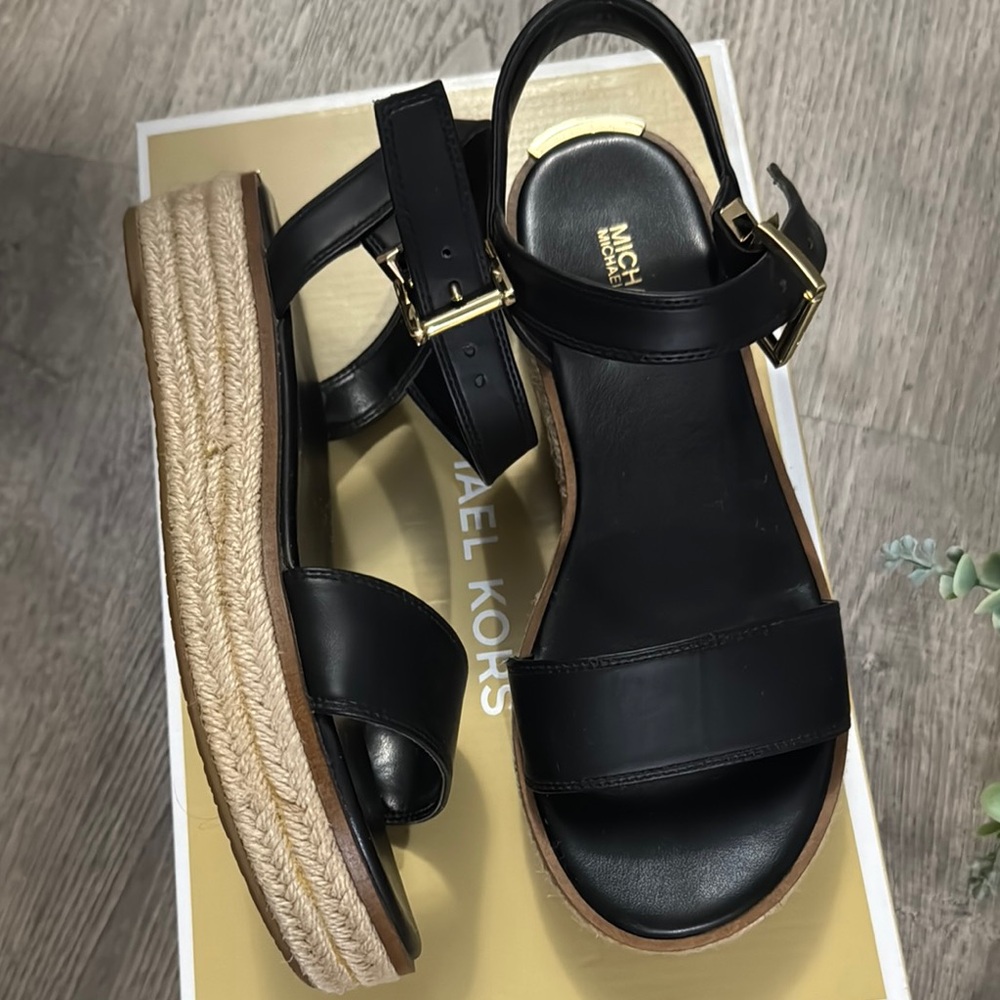 Michael Kors Black Women's Sandals - Picture 2 of 3